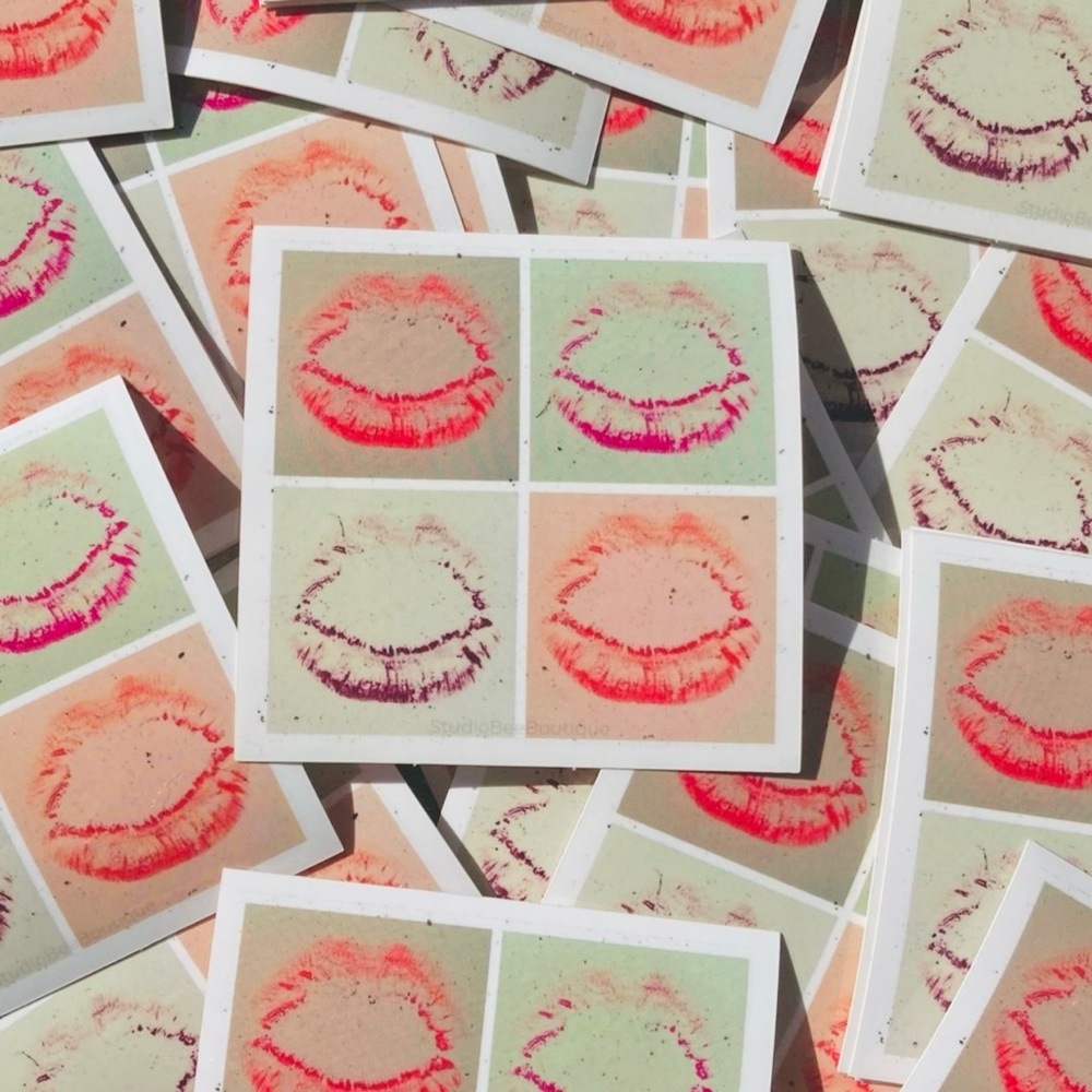 MOD, LIPSTICK Art Sticker - Picture 2 of 2